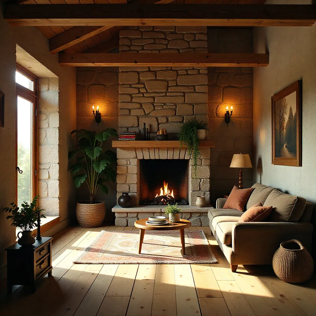 Beautifully styled interior space